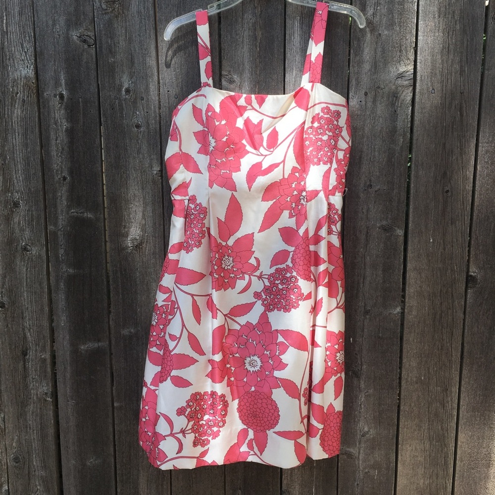 Jessica Howard Pink Floral Dress Sz 14P
